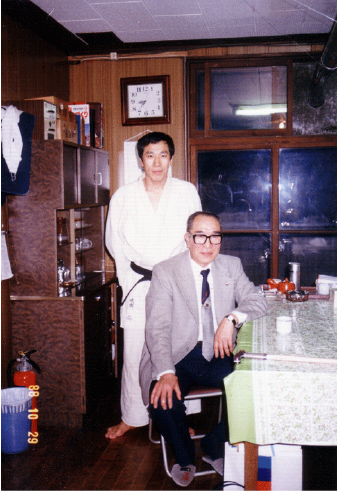 1988年10月　お父様と大内先生